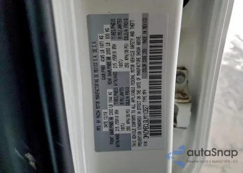 2020 Mazda Cx-30 Select z USA, uszkodzony, nr VIN 3MVDMBCL9LM110827